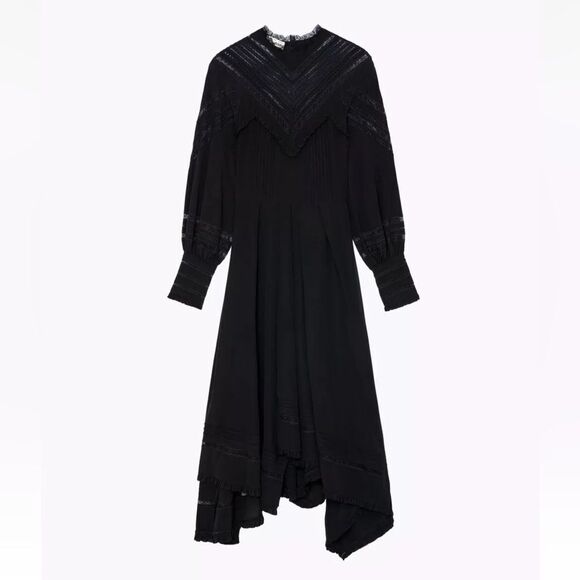 Zadig & Voltaire Rozyl CDC Dress  Black Size XS NEW $1098 - Picture 6 of 13
